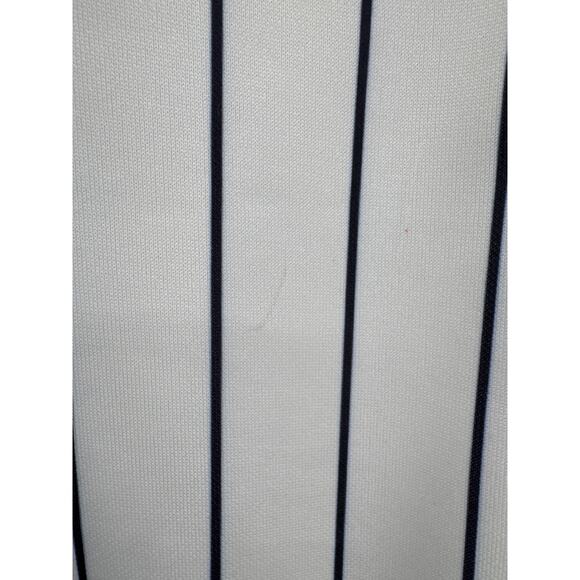 Vintage Majestic Minnesota Twins White Pinstripe Jersey blank no name Size L - Picture 12 of 13